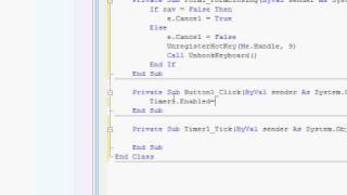 vb.NET - How blocking cursor