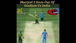 Sharjeel Khan 3 Sixes Out Of Stadium Vs India | WCC2 | #cricket #indvspak | #shorts
