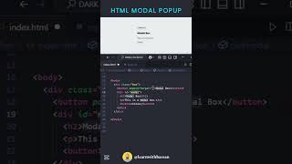 Modal Popup Box pure HTML | Modal Popup box using HTML CSS JavaScript | HTML CSS Modal | CodeMinds