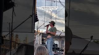 Dylan Marlowe covering Dirt Road Athem by Jason Aldean #dylanmarliwe #concert #music #country #fyp