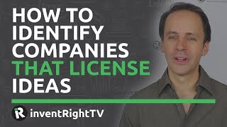 How to Identify Companies That License Ideas
