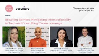 Breaking Barriers: Navigating Intersectionality in Tech and Consulting Career Journeys