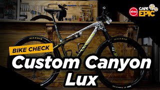 Custom Painted Canyon Lux | Erik Kleinhans | 2023 Absa Cape Epic