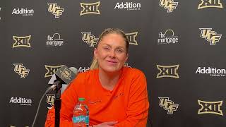 2024-25 UCF Women's Hoops vs OK State: OK State Head Coach Jacie Hoyt