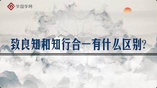 【周月亮全新解读王阳明】第24节 致良知和知行合一有什么区别？