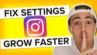 FIX This Instagram Setting To INCREASE Your Followers (HOW TO GROW FAST ON INSTAGRAM)