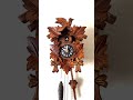 Small Leaf and Loon cuckoo clock. Made in Germany. Cuckoo bird pops out & calls hour and half hour.