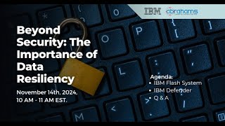 Beyond Security: The Importance of Data Resiliency