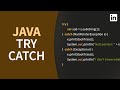 Java Tutorial - TRY CATCH for handling exceptions