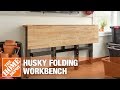 Husky Folding Workbench | Garage Storage Ideas