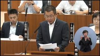 福井市議会　令和元年9月定例会　9月9日本会議（一般質問４）岩佐議員 手話通訳挿入