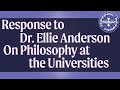 Response to Overthink Podcast (Dr. Ellie Anderson)