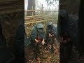 The Kachin Independence Army marches in the rain