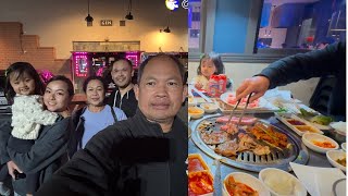 Korean BBQ in ￼Tustin(ទៅញាំសាច់អាំងជាមួយកូននិងចៅ)#218