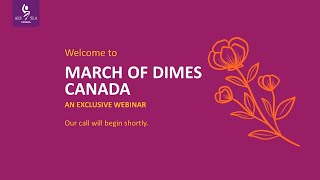 ALS Canada Webinar:  March of Dimes Canada