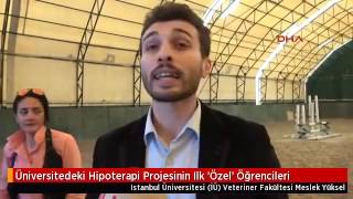 Üniversitedeki Hipoterapi Projesinin ilk 'Özel' Öğrencileri