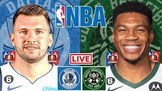 Dallas Mavericks vs Milwaukee Bucks | NBA Live Scoreboard 2022 | Jimby Sports