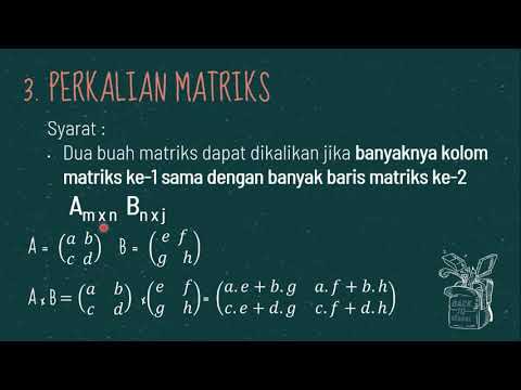 Operasi Aljabar Matriks - YouTube