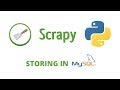 Python Scrapy Tutorial - 17 - Storing data in MySQL Database