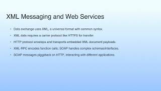 XML Messaging and Web Services | Cloud Computing XML Basics II