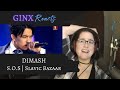 GINX Reacts | Dimash - S.O.S | Slavic Bazaar | First time hearing him!! | Reaction & Commentary