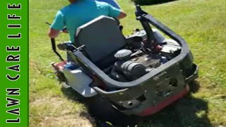 Zero Turn Mower Rescue From a Ditch