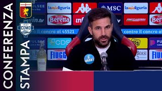 Conferenza stampa di CESC Fabregas post Genoa-Como 07/11/2024