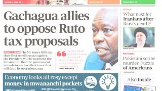 DP Gachagua allies to oppose President Ruto tax proposals