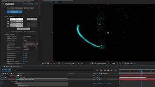 Motion Sketch Emitters following hand drawn animation paths in Trapcode Particular