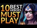 Top 10 BEST HEROES to Main and RANK UP: Pro Meta Tips to Solo Carry | Dota 2 Gameplay Guide