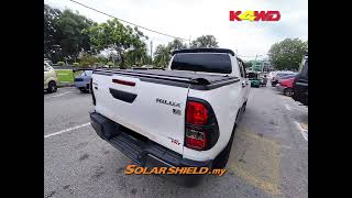 Toyota Hilux Revo Rogue Carryboy Softlid Canvas Modified Upgrade solarshield.my K4X4 solarshield