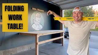 $200 Fold Down Workbench (DIY Wall Mounted Workbench)