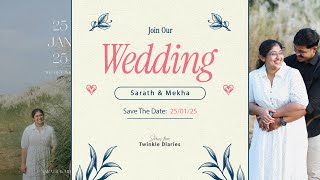 Sarath 💕 Mekha // Wedding Live Streaming // 25.01.25