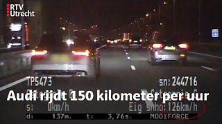 Verkeerspolitie: Audi's scheuren over de A27 | RTV Utrecht