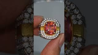 Padparadscha Sapphire 4.48ct No Heated!! Rommy 0818 0890 7858