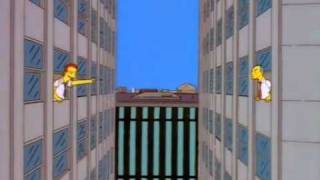 Homero y su auto en New York - Los simpsons Latino