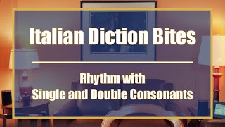 6 - Rhythm of Single and Double Consonants - English, Chinese and Korean subtitles