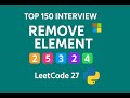 Remove Element - Leetcode 27 - Python