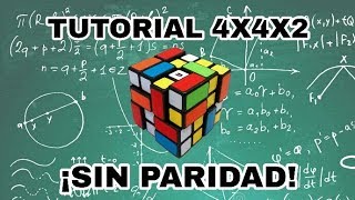 Tutorial 4x4x2 ¡SIN PARIDAD! | Cuboide 442 | Cubos de Rubik