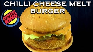 Make Chilli Cheese Melt Burger like Burger King at home| Cheese Chilli Burger| Y