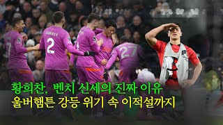 황희찬의 위기: 울버햄튼 강등 위기 속 한국 축구 주축의 불안한 미래