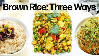 Vegan Sushi "Tacos" + Vegan Pineapple Fried Rice + Rice Pudding - Healthy Vegan Recipes