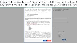 How to complete a document with parent signature