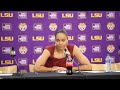 Joni Taylor LSU Postgame Press Conference