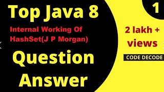 Internal working of Set/HashSet in Java/Java interview Question/Collection/J P Morgan Interview