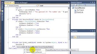 Visual Basic (VB) Guessing Game with Enumeration
