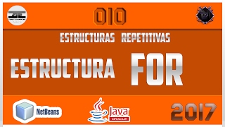 Ciclo for en Java | Programacion basica en Java NetBeans [008]
