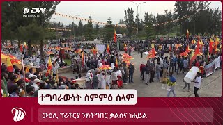 DW TV  ውዕሊ ፕሪቶርያ ንክትግበር ቃልስና ነሐይል