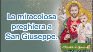 La miracolosa preghiera a San Giuseppe