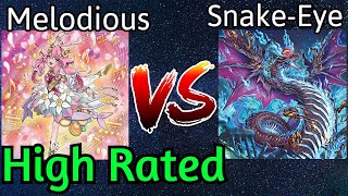 Melodious Vs Snake-Eye High Rated DB Yu-Gi-Oh!